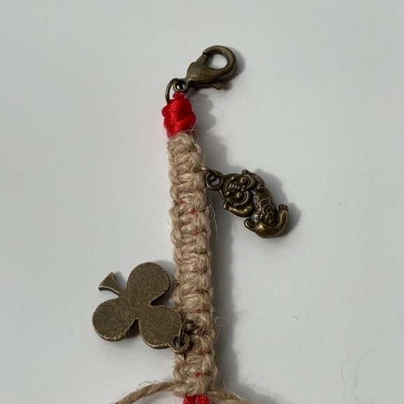 Rustic Lucky Protection ๐ ๐ Keyring amulet - Picture 2 of 6